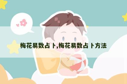 梅花易数占卜,梅花易数占卜方法 梅花易数占卜,梅花易数占卜方法