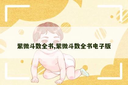 紫微斗数全书,紫微斗数全书电子版 紫微斗数全书,紫微斗数全书电子版