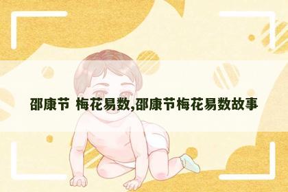 邵康节 梅花易数,邵康节梅花易数故事 邵康节 梅花易数,邵康节梅花易数故事