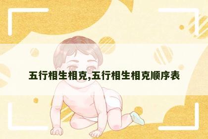 五行相生相克,五行相生相克顺序表 五行相生相克,五行相生相克顺序表